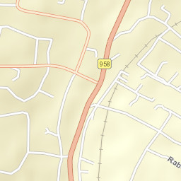 Raba Wyżna Street Map