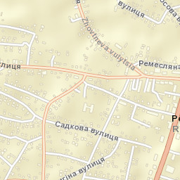 Reshetylivka Street Map
