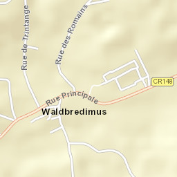Waldbredimus Street Map