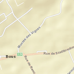 Bous Street Map