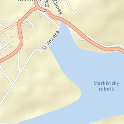 Merklín Street Map