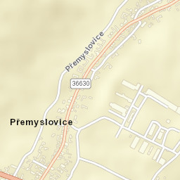 Přemyslovice Street Map