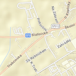 Lutín Street Map