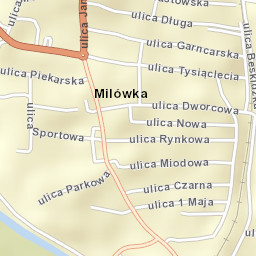 Milówka Street Map