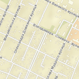 Tarashcha Street Map