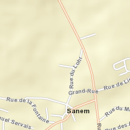 Sanem Street Map
