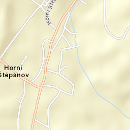 Horní Štěpánov Street Map