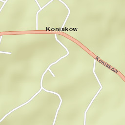 Koniaków Street Map