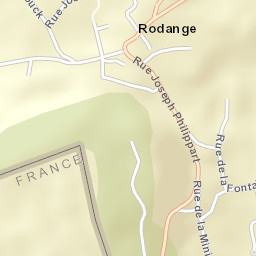 Rodange Street Map