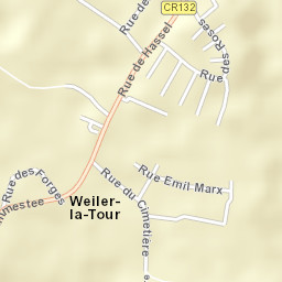 Weiler-la-Tour Street Map