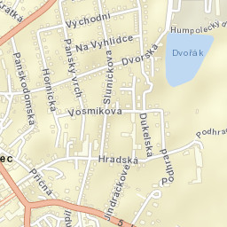 Humpolec Street Map