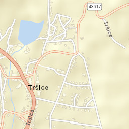 Tršice Street Map