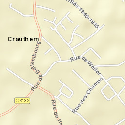 Crauthem Street Map