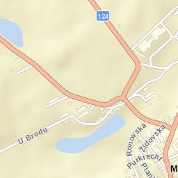 Mladá Vožice Street Map