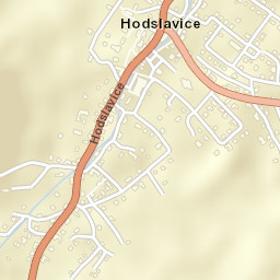 Hodslavice Street Map