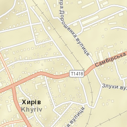 Khyriv Street Map