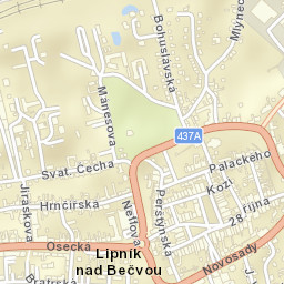 Lipník nad Bečvou Street Map