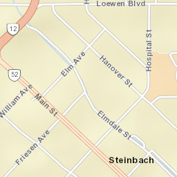 Steinbach Street Map