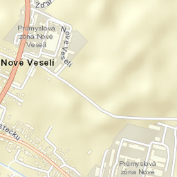 Nové Veselí Street Map