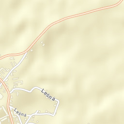 Lešná Street Map