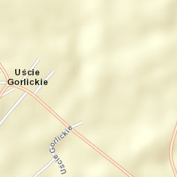 Uście Gorlickie Street Map