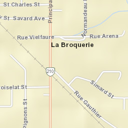 Rue Saint Charles, La Broquerie, MB R0A 0W0 Street Map