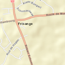 Frisange Street Map