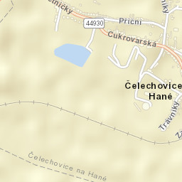 Čelechovice na Hané Street Map