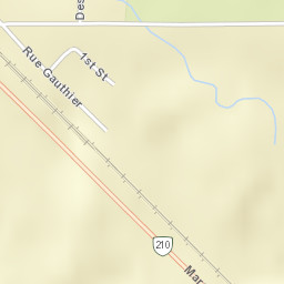 La Broquerie Street Map