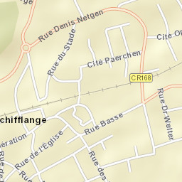 Schifflange Street Map