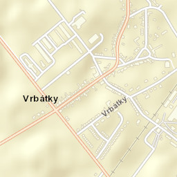 Vrbátky Street Map