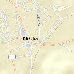 Blížejov Street Map