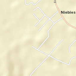 Niebieszczany Street Map
