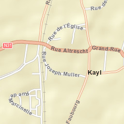 Kayl Street Map