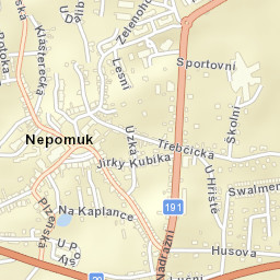 Nepomuk Street Map