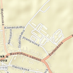 Brodek u Přerova Street Map