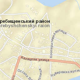 Pohrebyshche Street Map