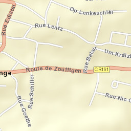 Dudelange Street Map