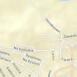 Chotoviny Street Map