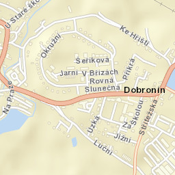 Dobronín Street Map