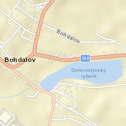 Bohdalov Street Map