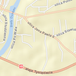 Powiat nowotarski Street Map