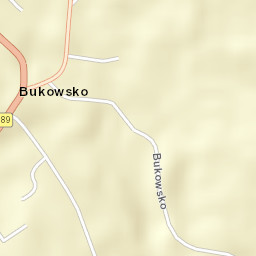 Bukowsko Street Map