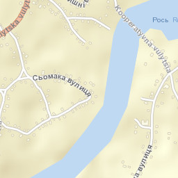 Pohrebyshchens’kyy Rayon Street Map