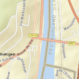 Schengen Street Map