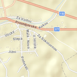 Mostkovice Street Map