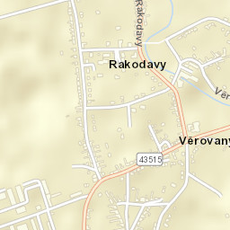 Věrovany Street Map