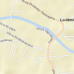 Ludźmierz Street Map