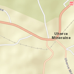 Uherce Mineralne Street Map