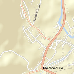 Nedvědice Street Map